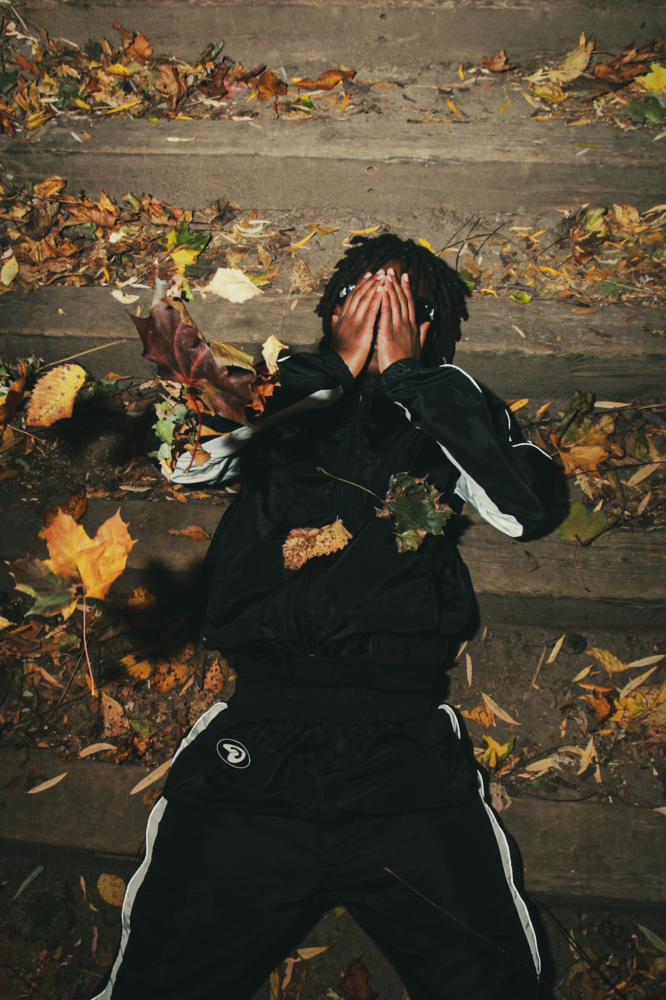 Black Reflective Pants