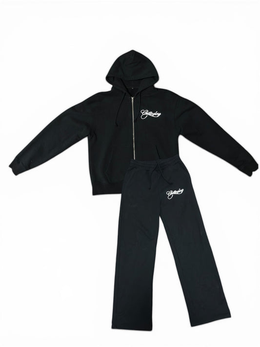 Black Essential Tracksuit