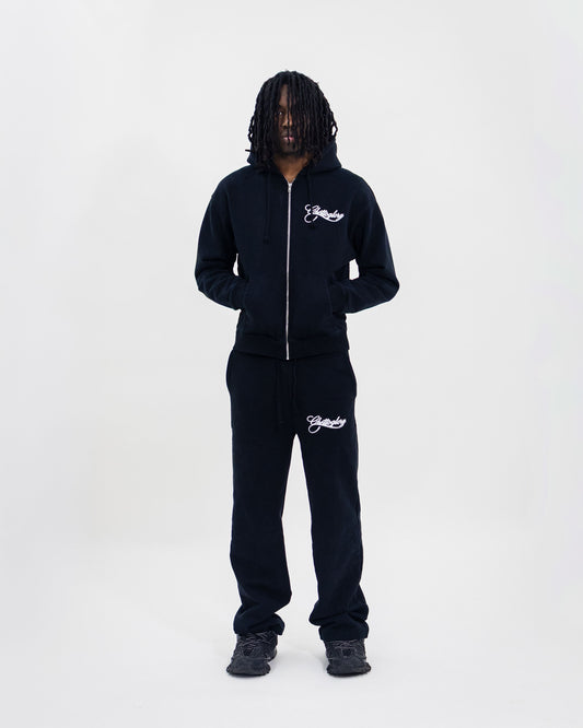Black Essential Tracksuit