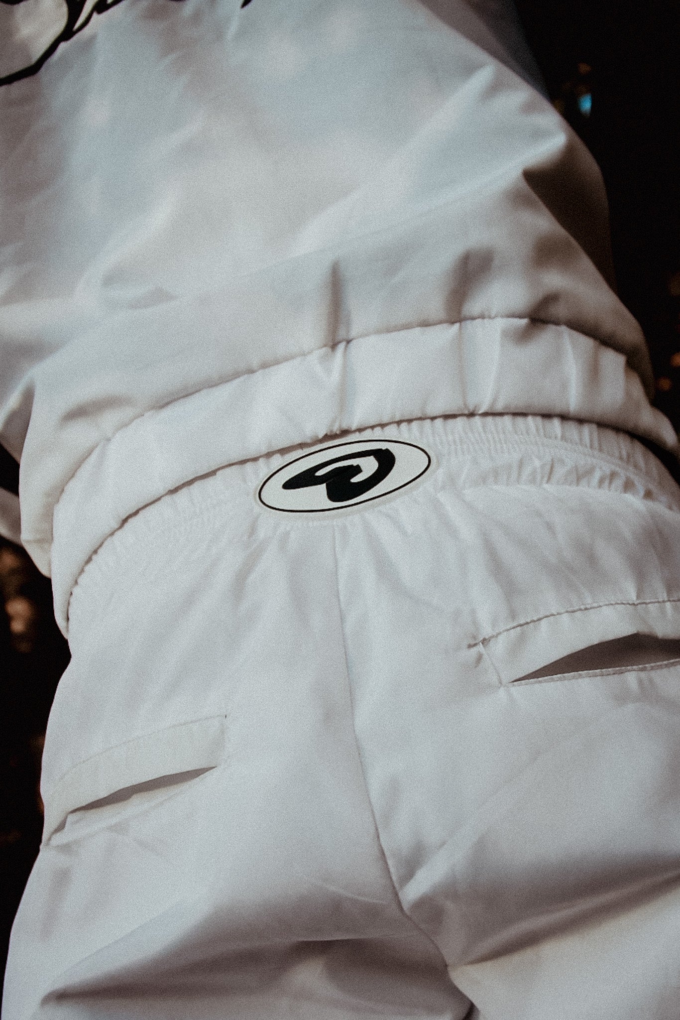 White Reflective Pants