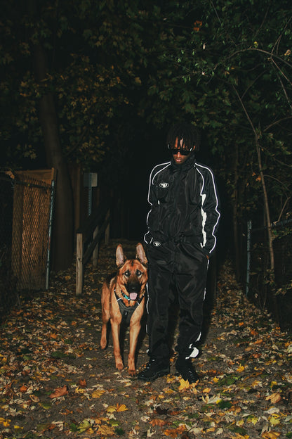 Black Reflective Pants