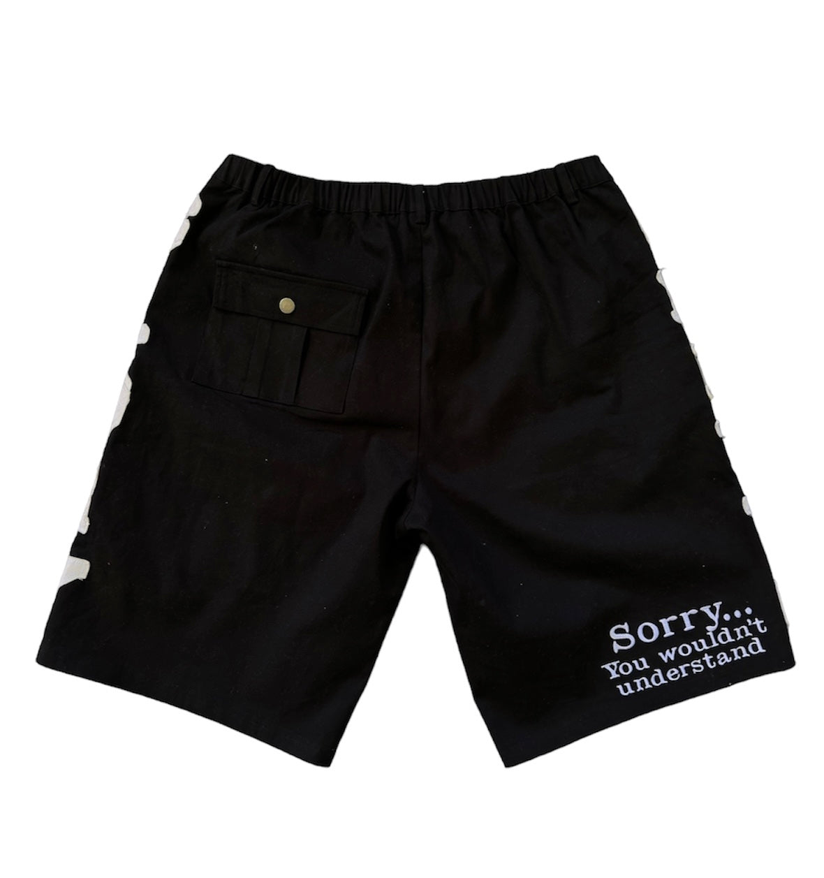 Black S.Y.W.U CARGO SHORTS