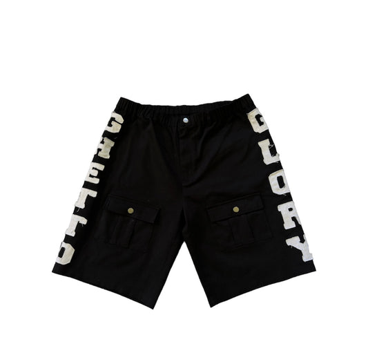 Black S.Y.W.U CARGO SHORTS