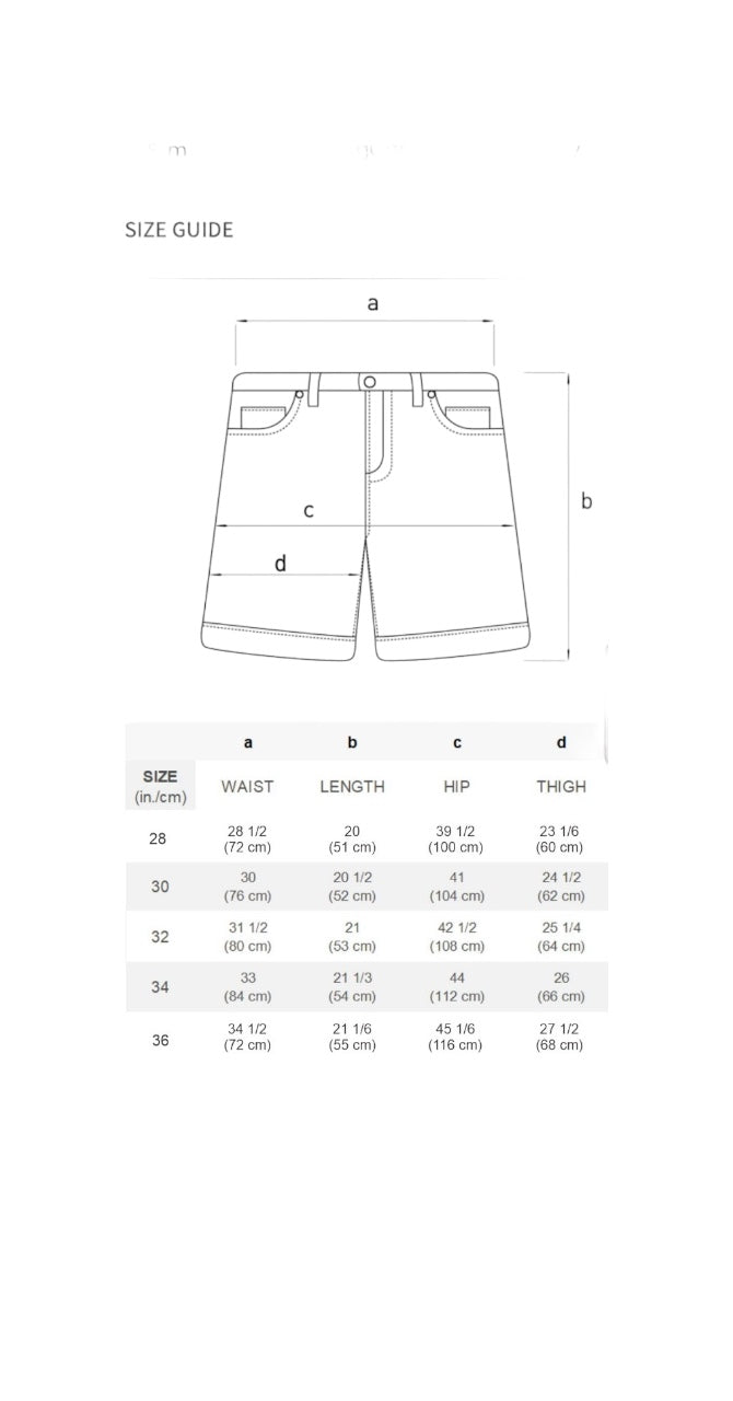 Washed Denim Jean Shorts(Grey)